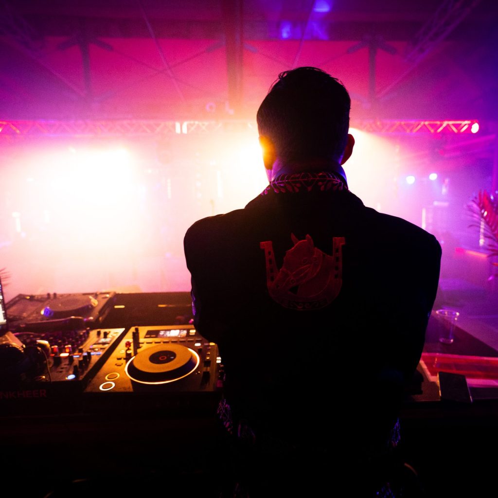 LuisMi performing his electrifying DJ set at The Mexican Experience – Día de Muertos, a sold-out event in The Netherlands.