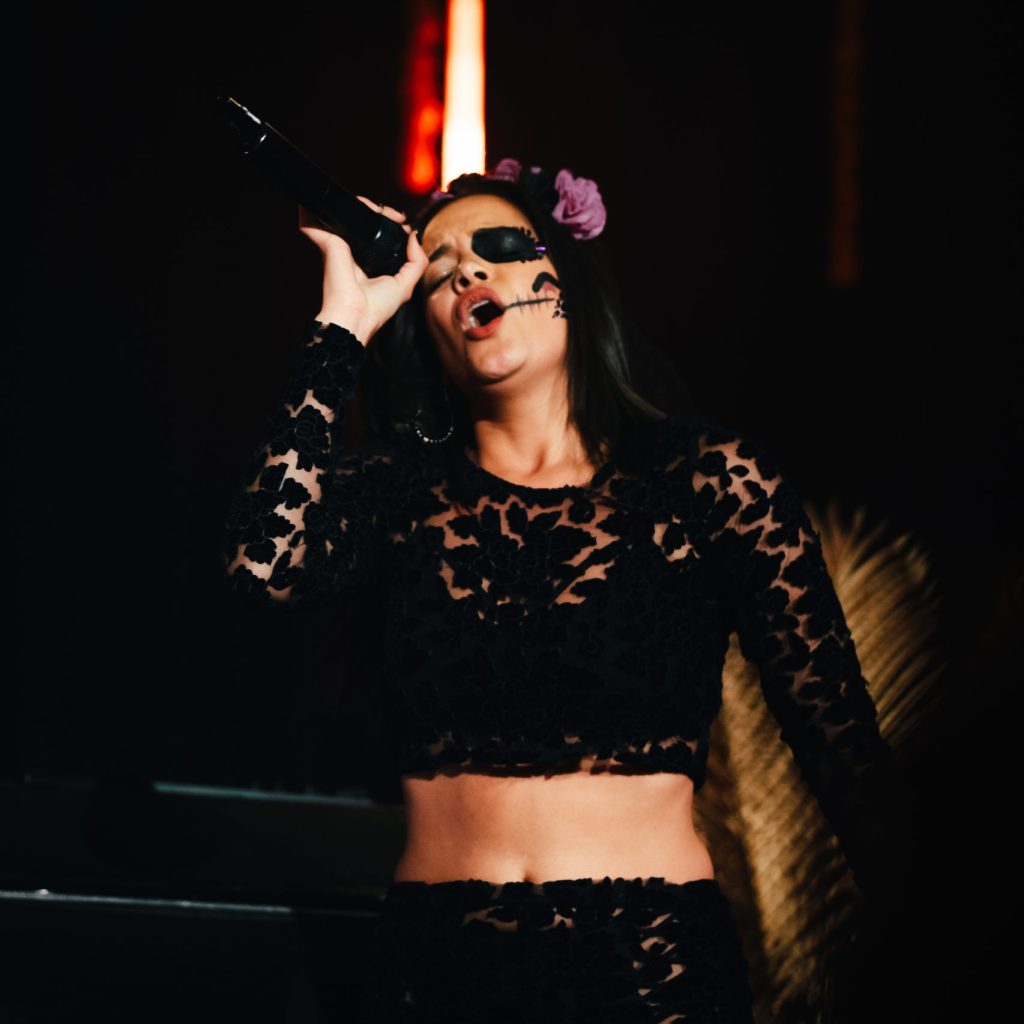 Danisha performing a heartfelt tribute to Julieta Venegas, blending Latin Pop with emotional depth